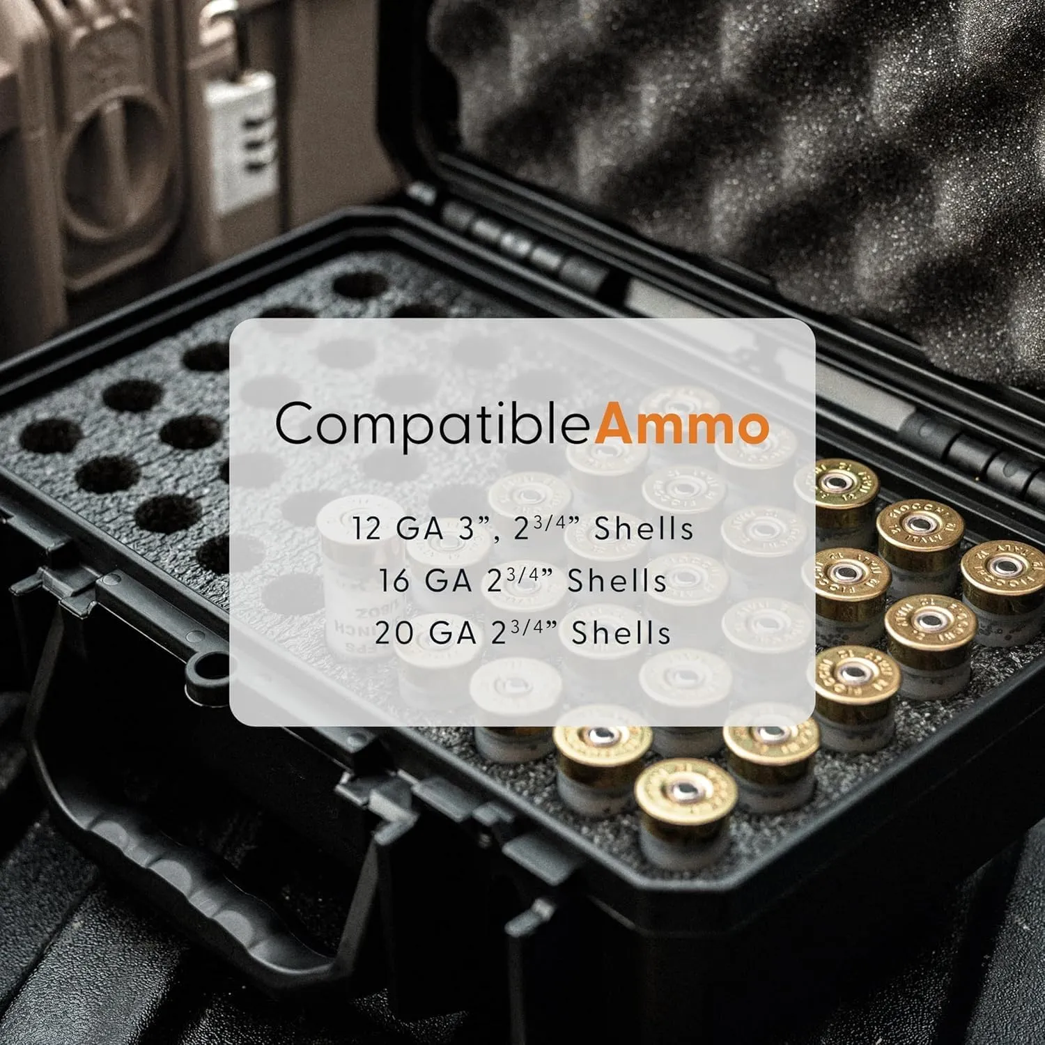 Evergreen Rifle Ammo Cases - Multiple Options - Compatible with 223, 5.56, 300 BLK, 7.62/43 Win, 6.5 Creedmoor, 30-06 / 12GA, 16GA, 20GA / 7.62, 30-06, 308 Win / 338 Lapua