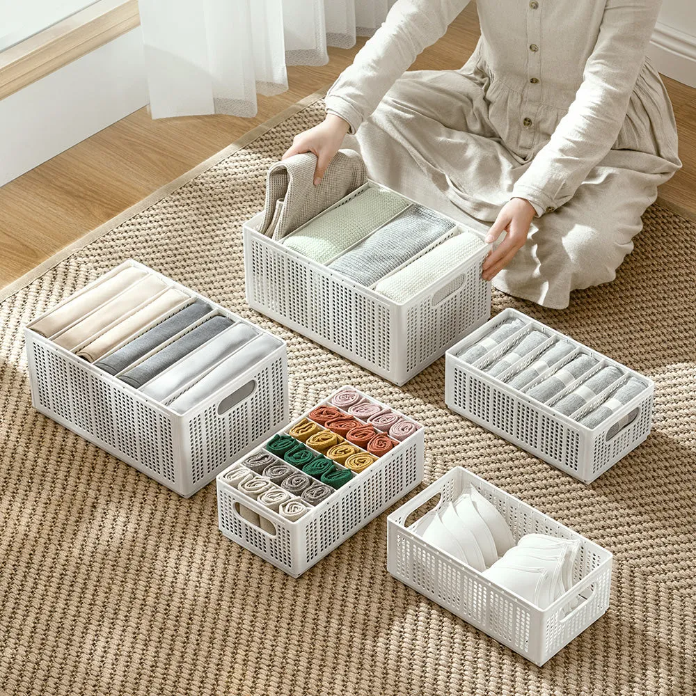 FaSoLa Foldable Storage Basket - Large, White
