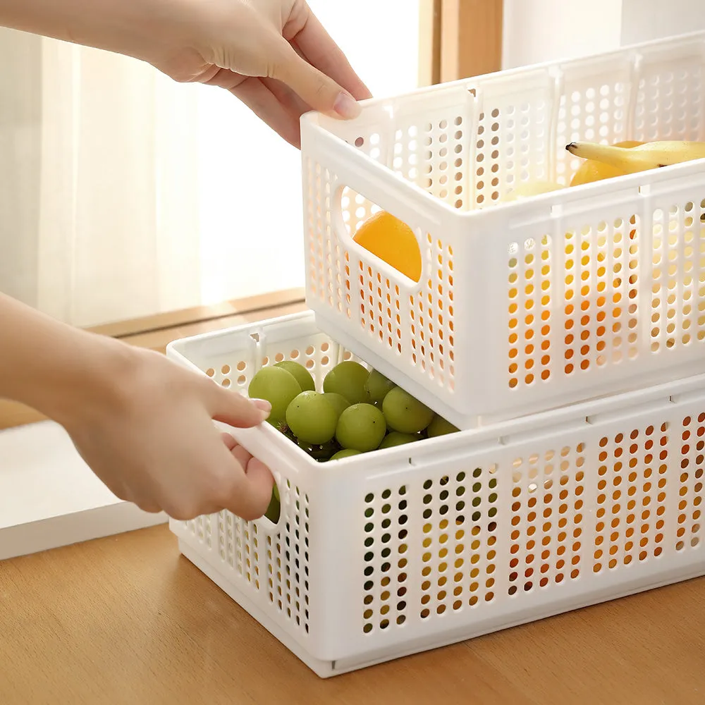 FaSoLa Foldable Storage Basket - White, Small