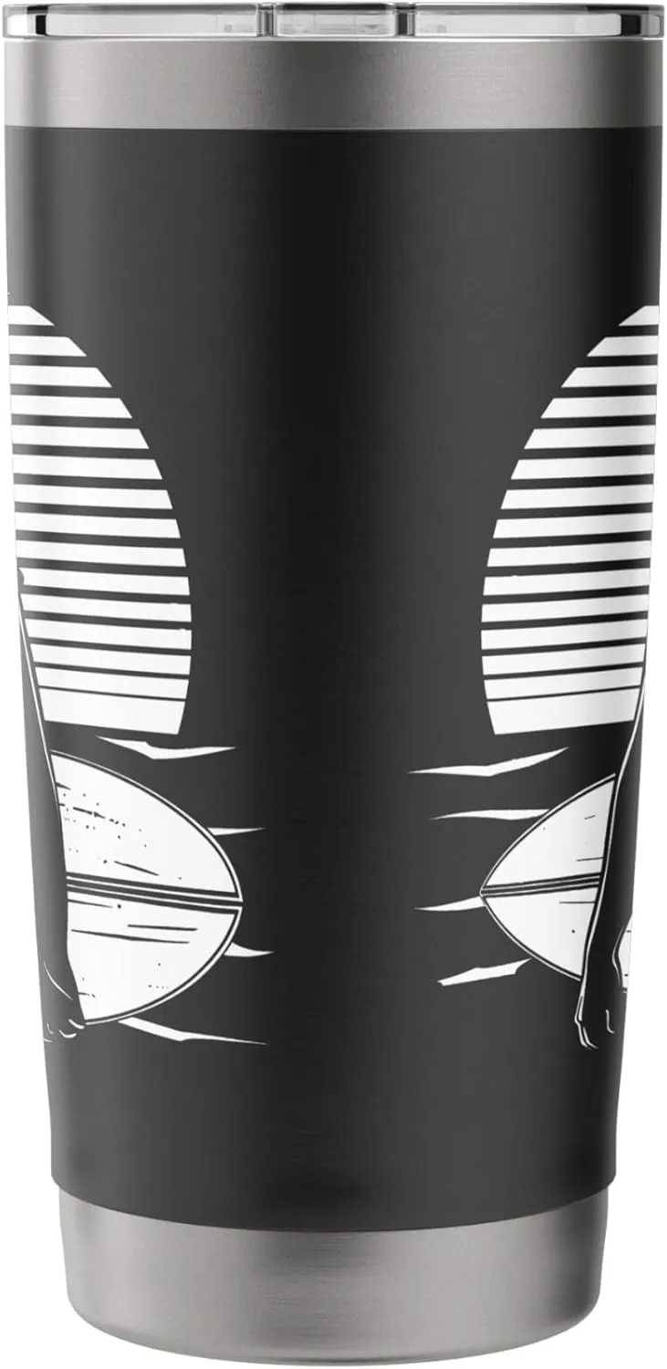 Female Surfer Boardsport Surfing Trip Stainless Steel Insulated Tumbler