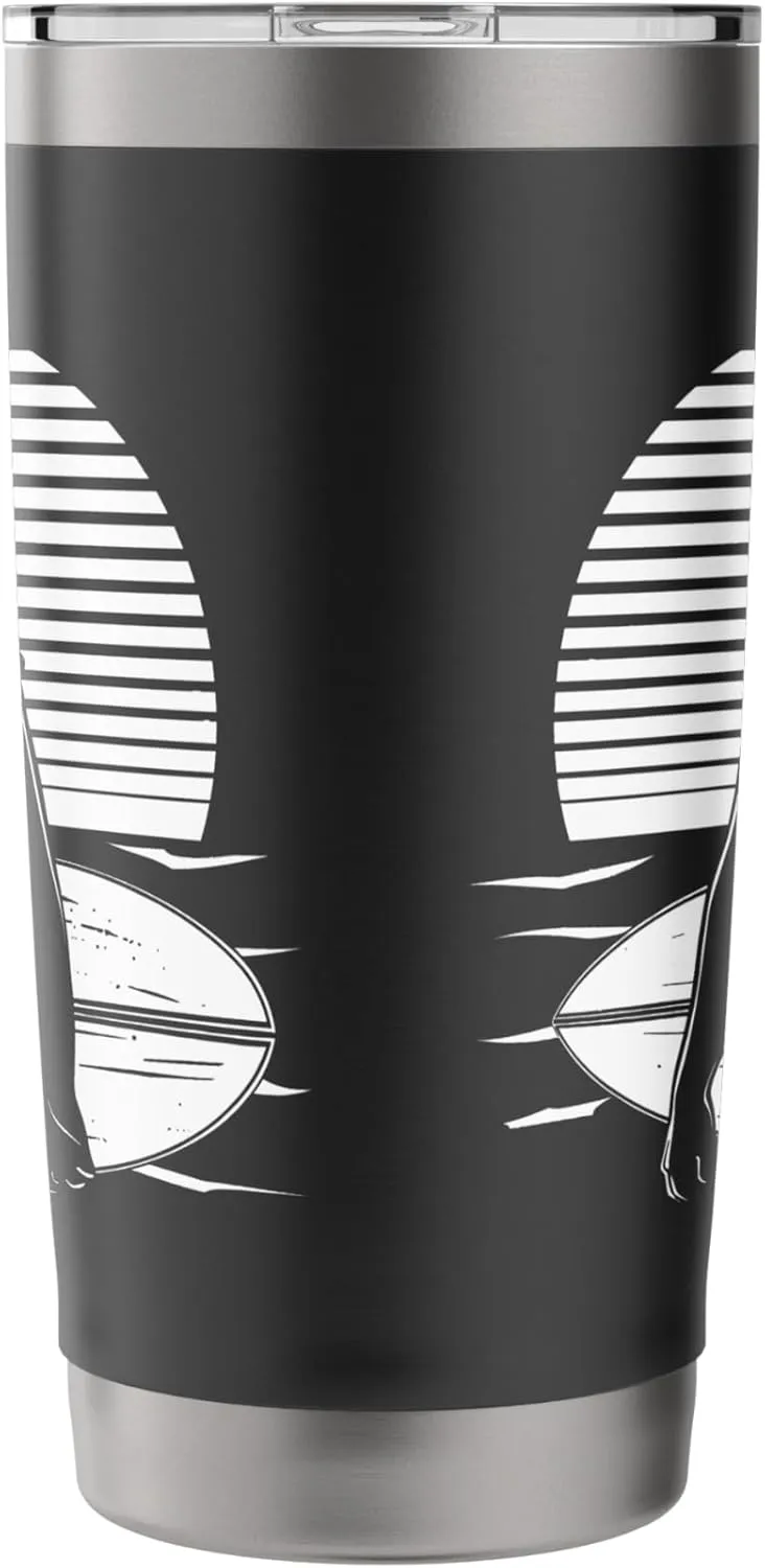Female Surfer Boardsport Surfing Trip Stainless Steel Insulated Tumbler