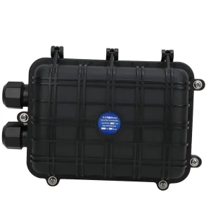Fiber Optic Splice Box 1 in 1 Out Optic Splice Enclosure Enclosure Case for Overhead(48 core)