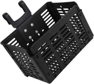 Foldable Bike Basket Versatile Outdoor Storage Holder Easy to Install Smooth Edges for Carrying Food Books and Shopping Goods Compatible with Bikes