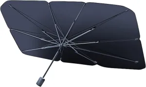 Foldable Front car Sunshade, Keeps Vehicle Cool and Provides Ultimate UV/Sun Protection, fits for Maxus e-Deliver 3/e-Deliver 5/e-Terron 9/Euniq 5/Euniq 6/Euniq 7,A Two Door car [125x65cm]