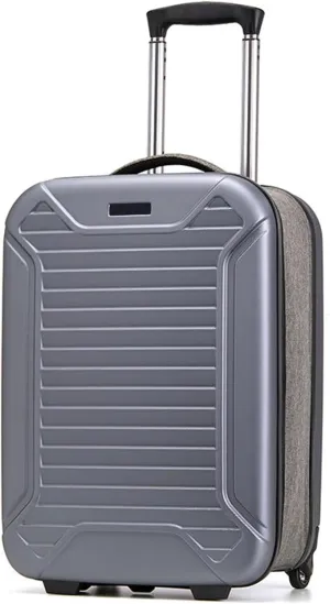 Foldable Luggage, Space Separation Design, Large Capacity Hand Suitcase,Resistant To Drop And Pressure, Hard Shell Storage Box (Color : Black, Size : 24inch)