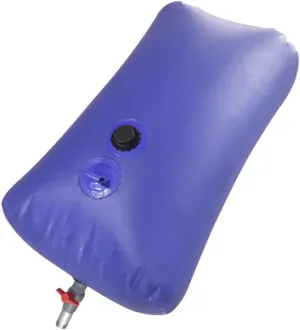 Foldable PVC Rain Barrel Water Storage Bag with Faucet, Large Capacity Gardening & Emergency Water Tank (110L-1000L)(500L(132gal))