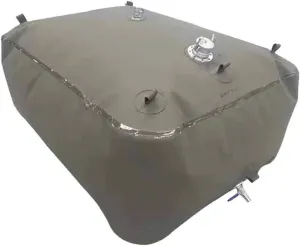 Foldable PVC Rain Barrel Water Storage Tank, Large-Capacity Outdoor Gardening Water Bag with Faucet, Emergency Water Collector (300L-1000L)(1000L(264gal))