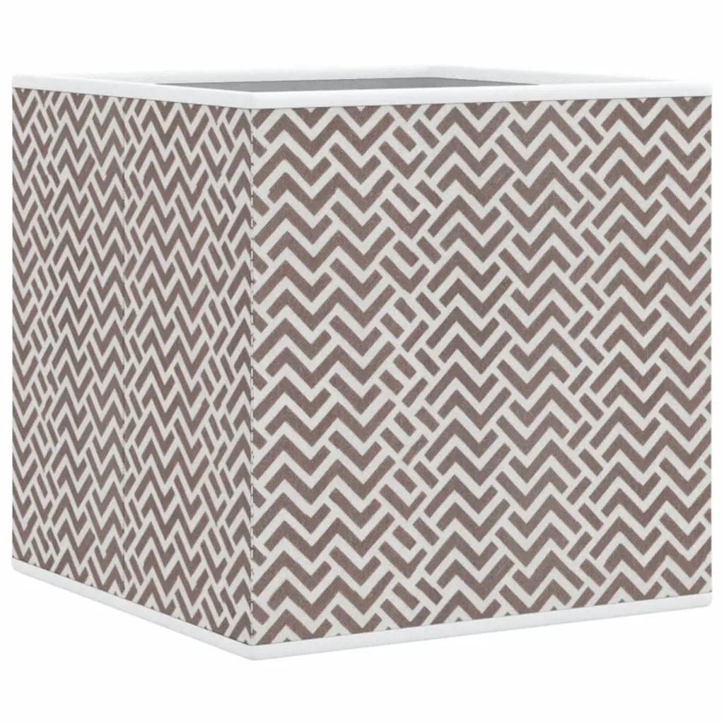 Foldable Storage Boxes 4 pcs Brown 32x32x32 cm Non-woven Fabric