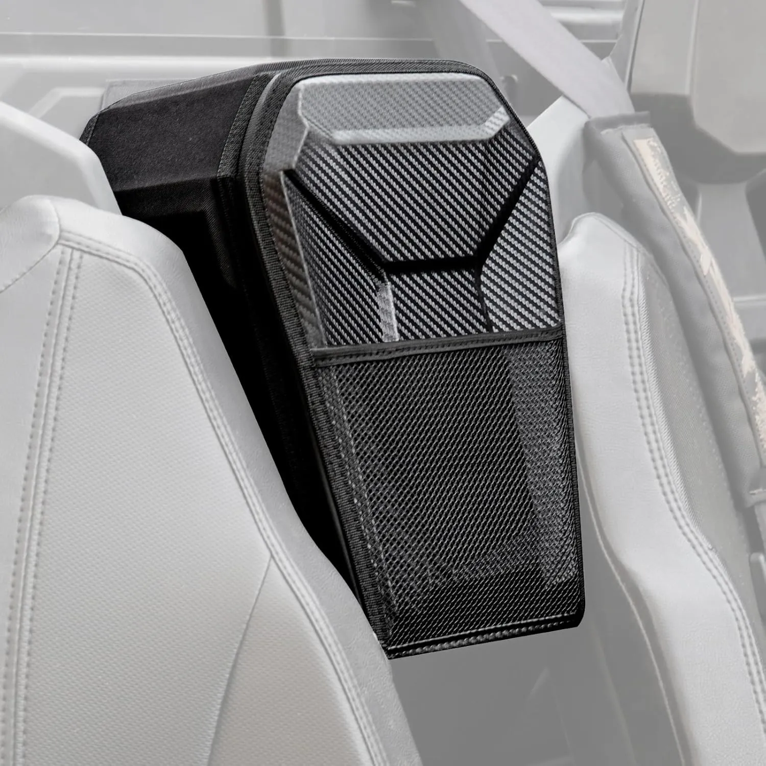 for RZR XP 4 Storage Bag Center Shoulder Console Box Between Seat Storage Compatible with Polaris RZR PRO XP 4 LE 2020 2021 2022 2023 2024 Interior Accessories Tools Cab Pack Center Seat Bag