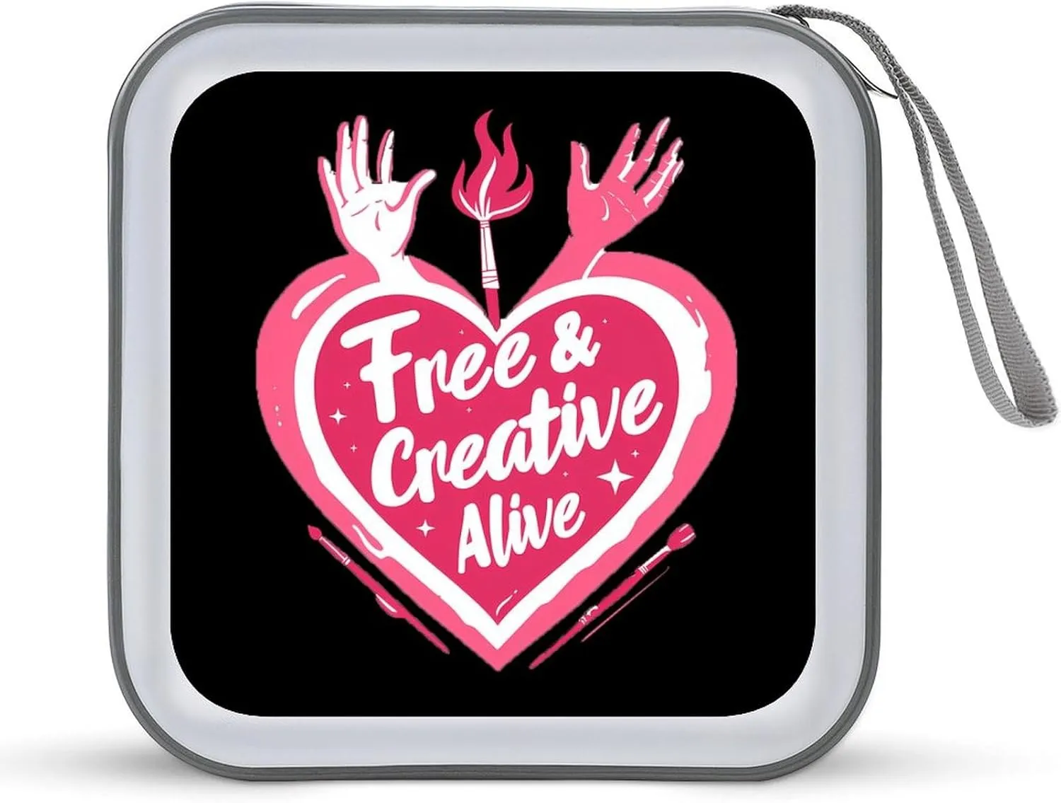 Free Creative Alive Portable CD Case Wallet 40 Capacity DVD Storage Holder Box for Car Home Travel