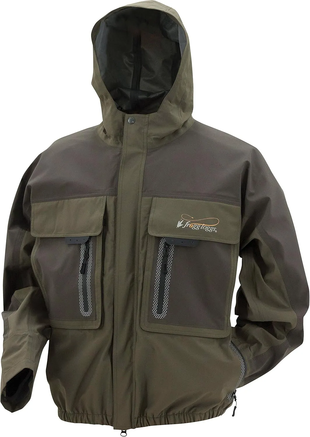 FROGG TOGGS Men's Pilot 3 Guide 3-Layer Waterproof Rain Jacket