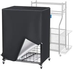 Garage Sports Equipment Organizer Cover, Ball Storage Rack Cover Outdoor, 600D Oxford, Waterproof and Dustproof, 38 "L x 18" W x 45 "H - Protecting Your Sports Equipment and Toys.(Cover Only)