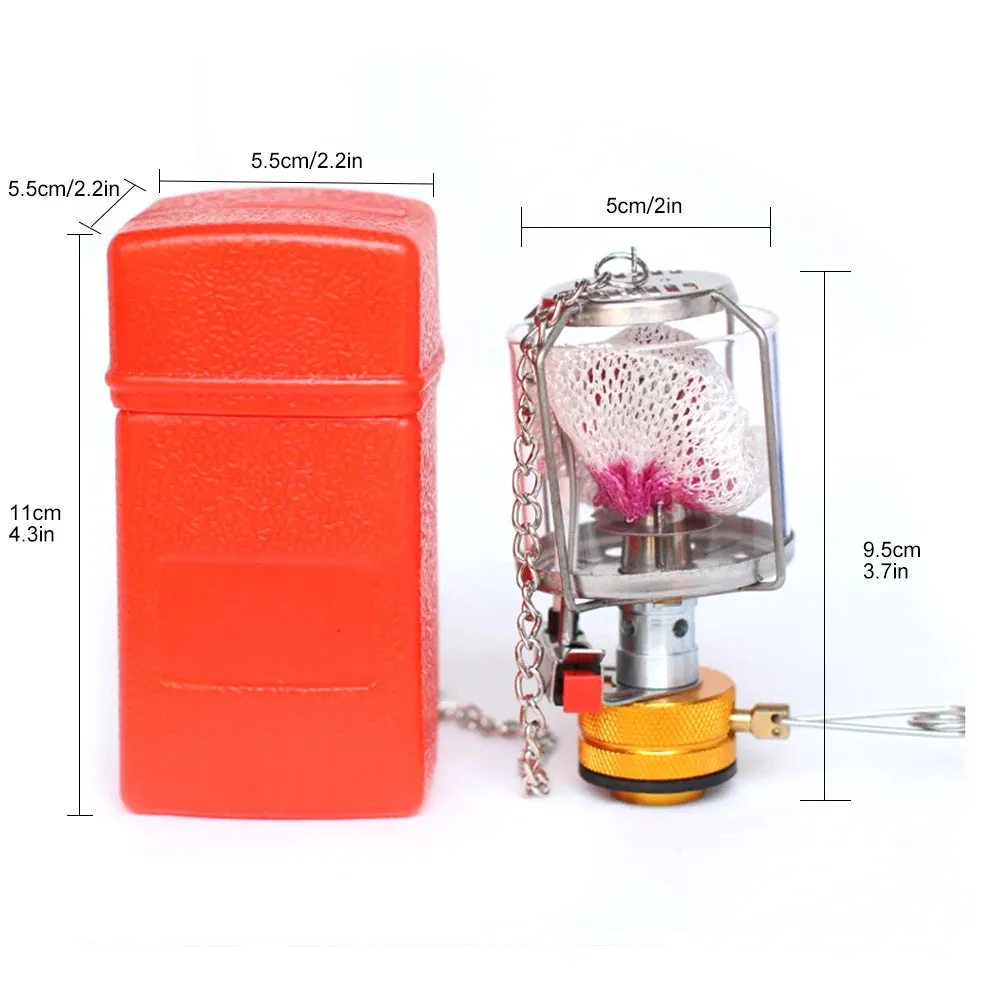 Gas Lamp Outdoor Camping Lantern Tent Lamp Hanging Glass Lamp Portable Gas Light Gas Lamp Outdoor Camping Lantern Tent Lamp