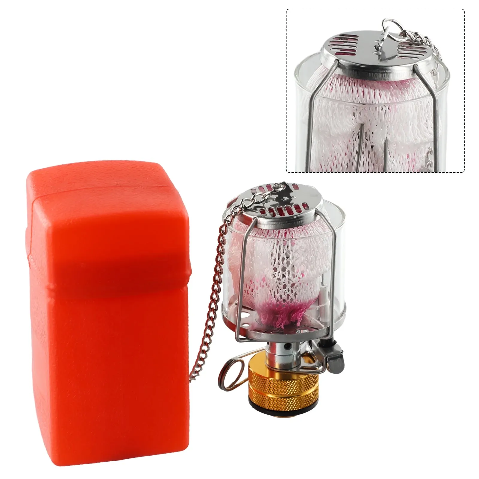 Gas Lamp Outdoor Camping Lantern Tent Lamp Hanging Glass Lamp Portable Gas Light Gas Lamp Outdoor Camping Lantern Tent Lamp