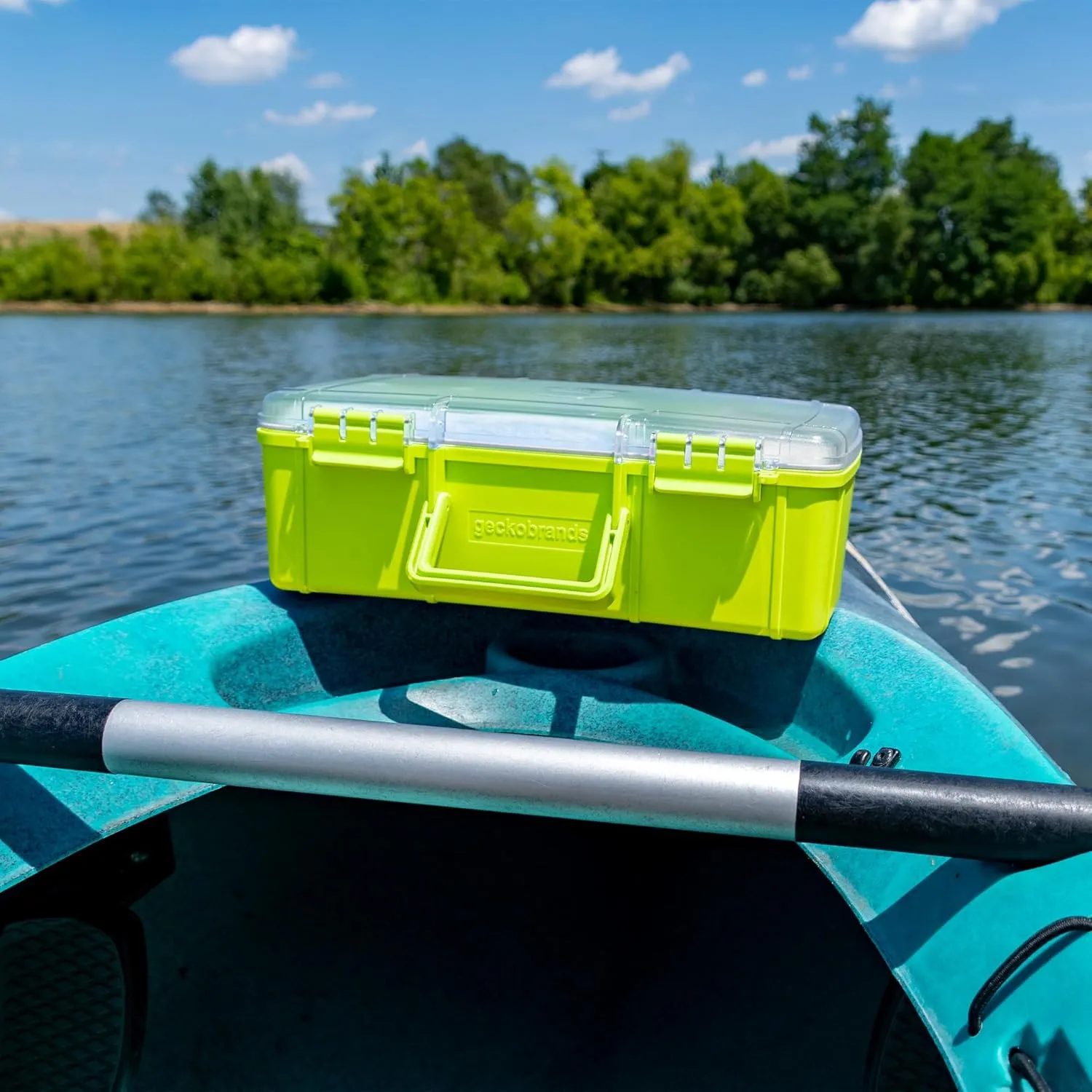 geckobrands Waterproof Dry Box with Silicone Liner – Durable, Dust-Proof, Crush-Proof Storage for Electronics and Gear