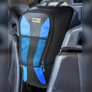 Goldfire Maverick X3 Storage Tool Bag Accessories Center Between Seat Storage Gear Bag Center Shoulder Console Organizer Box Fit For Can Am Maverick X3, Maverick X3 MAX, (OEM #715004277) (Blue)