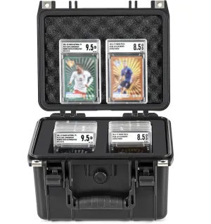 Graded Card Case - IP67 Waterproof Storage Box for 40  PSA, CSG, BGS, SGC Graded Sports Trading Cards