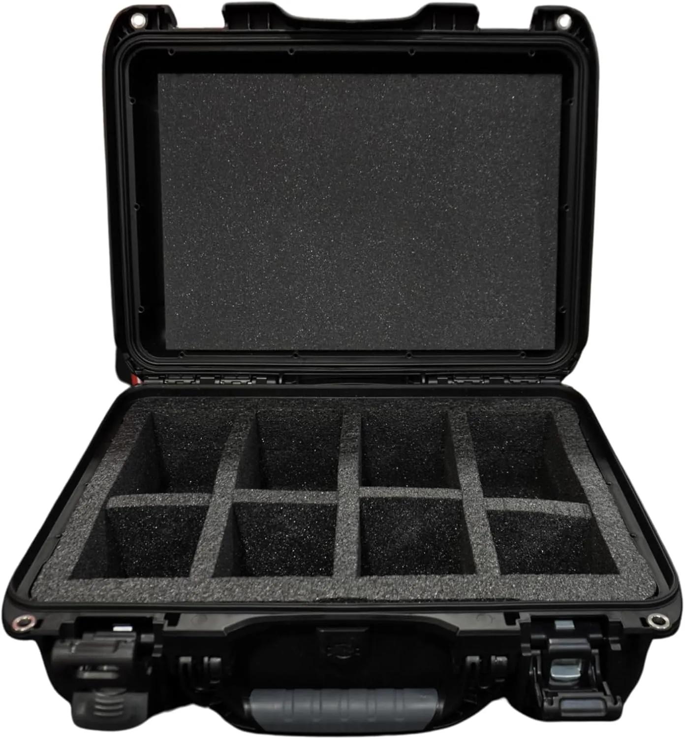 Graded Card Storage Box – Impact-Resistant Case Holds 160 Cards, 4 Rows, TSA Padlock Eyelets, Air Travel Carry-On Approved – Ideal Slab Case for Graded Cards, Sports Cards & Trading Card Storage