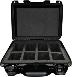 Graded Card Storage Box – Impact-Resistant Case Holds 160 Cards, 4 Rows, TSA Padlock Eyelets, Air Travel Carry-On Approved – Ideal Slab Case for Graded Cards, Sports Cards & Trading Card Storage