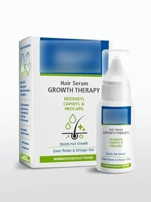 Hair Growth Serum with Applicator | 3% Redensyl, 4% Capixyl, 3% Procapil, 3% Anagain | Boosts Hair Growth | Paraben & Sulphate-Free | Unisex | 30 ml