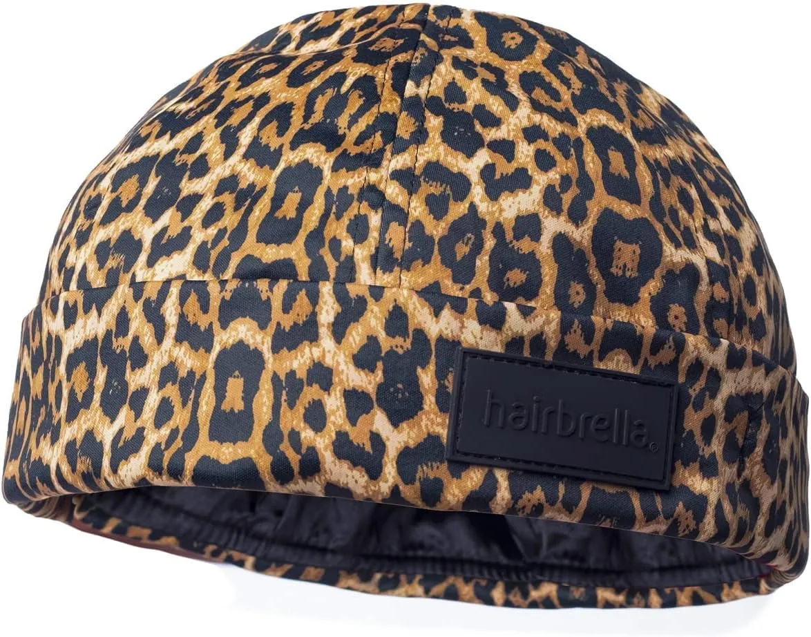 Hairbrella Brimless Docker Rain Hat for Men, Beanie, Satin-Lined Cap, Adjustable, Unisex Waterproof Hat, Cuff