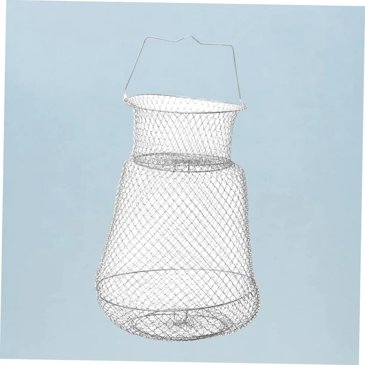 Happyyami Fishing Net Fishing Bait Traps for Fishing Wire Fish Tape Crab Fishing Kit Wire Fish Baskets Crab