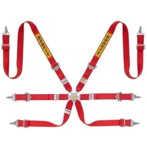 HARNESS SALOON H 6PT CCA 622 RED SABELT