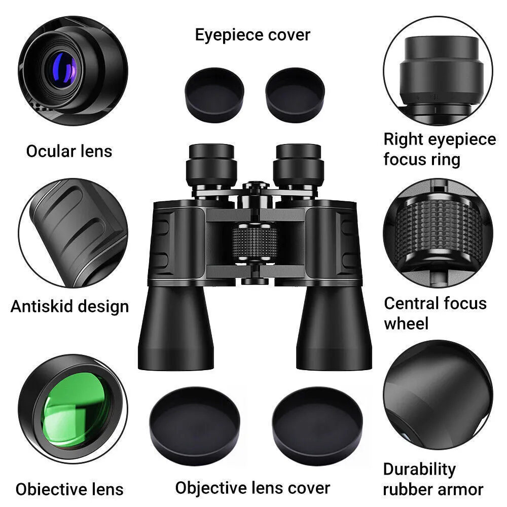 HD Military Zoom Binoculars - Powerful Optics for Hunting