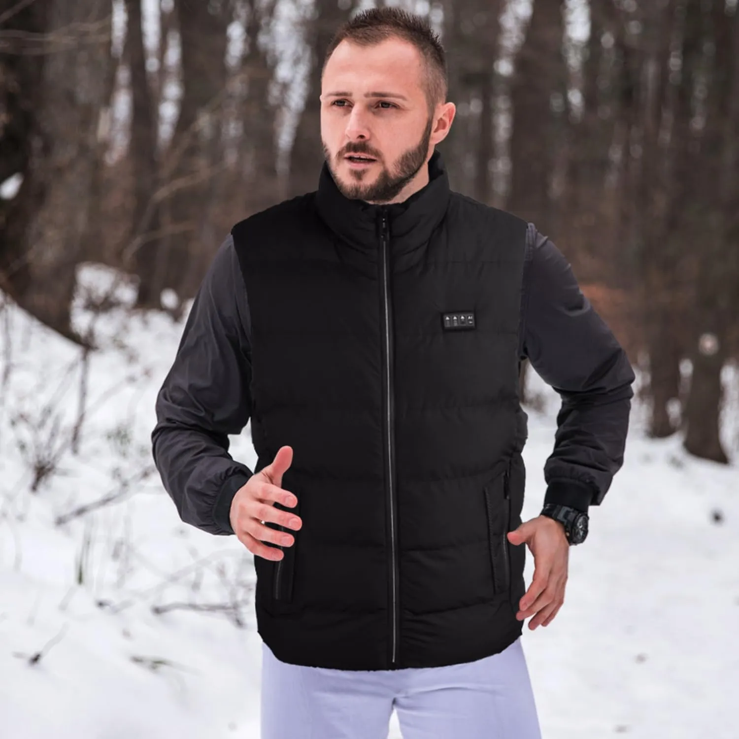 Heated Vest for Men & Women - 23 Heating Zones 3 Heat Levels USB Powered Heated Jackets for Men