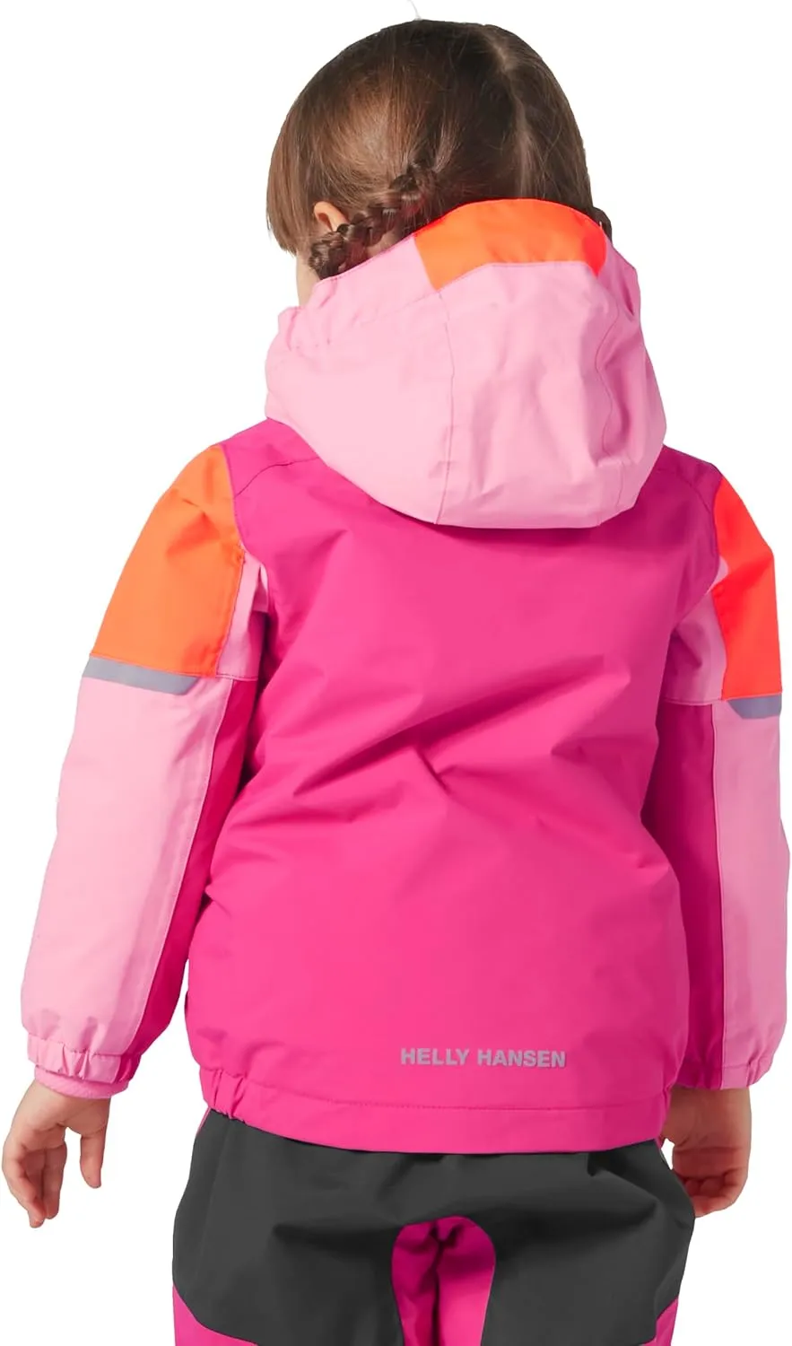 Helly-Hansen Rider 2.0 Insulated Ski Jacket for Kids - Waterproof, Breathable, Neon, Reflective, Recycled Materials
