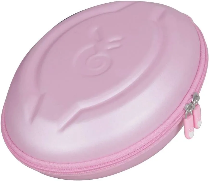 Hetmitshell Hard EVA Travel Case Fits Mpow 059 Bluetooth Headphones Over Ear Hi-Fi Stereo Wireless Headset Foldable Soft Memory-Protein Earmuffs (Pink)