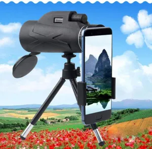 High Power Binoculars, 80X100 Hd Hiking Zoom Hunting Portable Waterproof Outdoor Camera Optical Lens Photograph Monocular Telescope for Indoor/Outdoor
