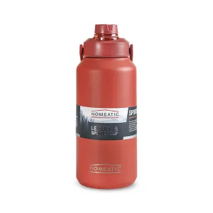 Homeatic Steel Water Bottle Wide with Nosel 1300ml