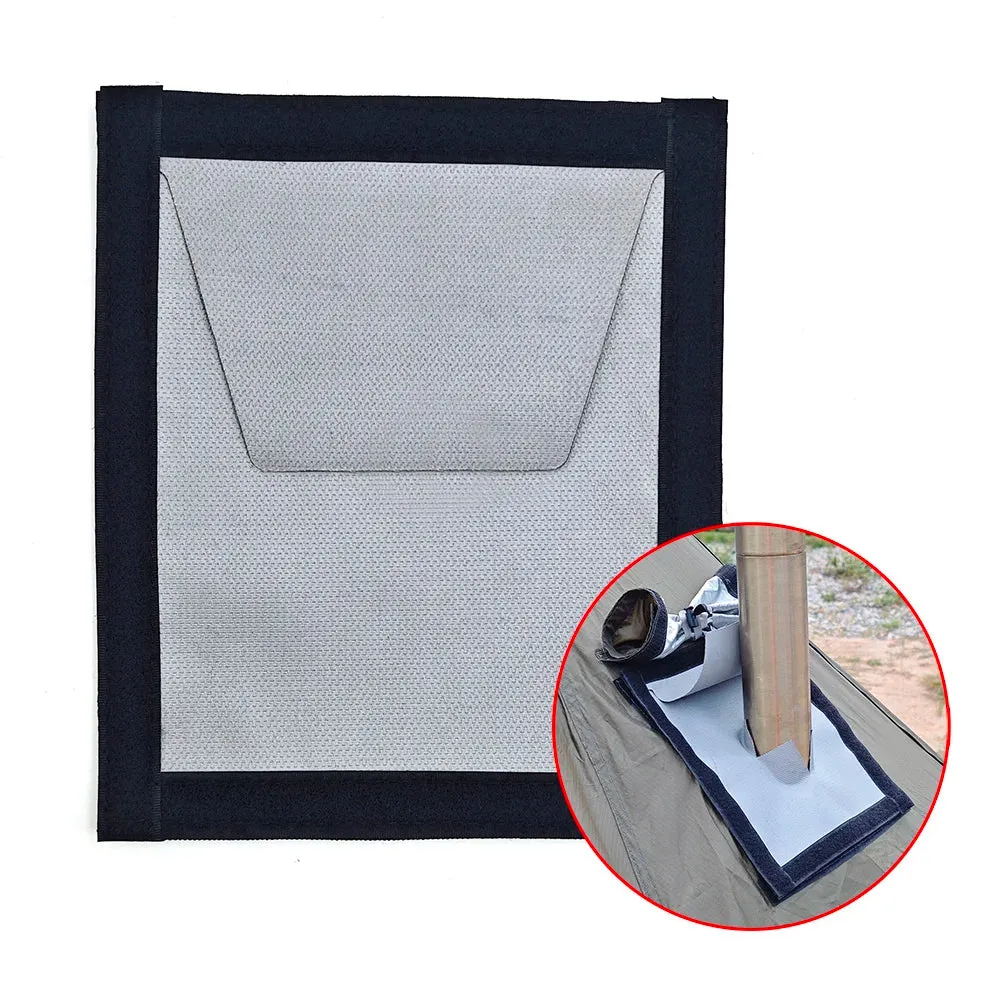 Hot Tent Stove Jack Fire Resistant Anti-Scald Vent Pipe Accessory