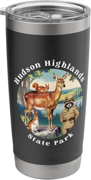 Hudson Highlands State Park New York Vacation Souvenir Stainless Steel Insulated Tumbler