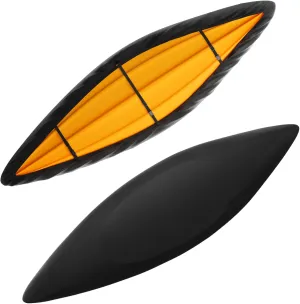 iBirdie Kayak Cover 10.6 to 12.2 Feet Waterproof Weatherproof 600D Heavy Duty Storage Cover for Outdoor and Indoor Kayak Cockpit Protection UV and Dust Resistant