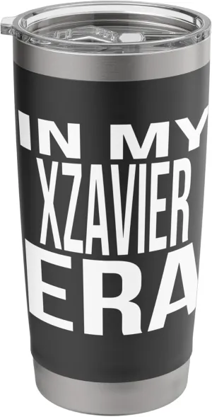 In My Xzavier Era Family Reunion Squad First Last Name Stainless Steel Insulated Tumbler