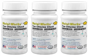 Industrial Test Systems WaterWorks 480023 Free Chlorine Test Strip, 5 Second Test Time, 0-25ppm Range (Pack of 50) (3)