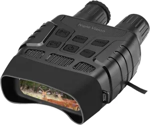 Infrared Goggles Night Vision Binoculars for Outdoors, 4X Zoom Video Recoder Camera 980ft/300m HD Infrared Scope Video Camera with 32G Memory Card
