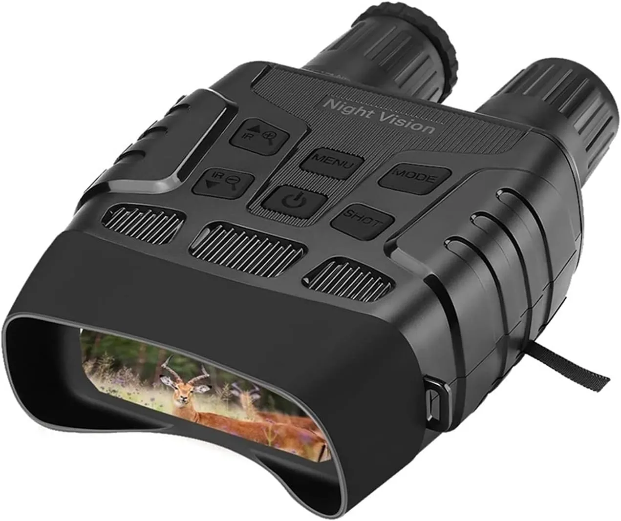 Infrared Goggles Night Vision Binoculars for Outdoors, 4X Zoom Video Recoder Camera 980ft/300m HD Infrared Scope Video Camera with 32G Memory Card