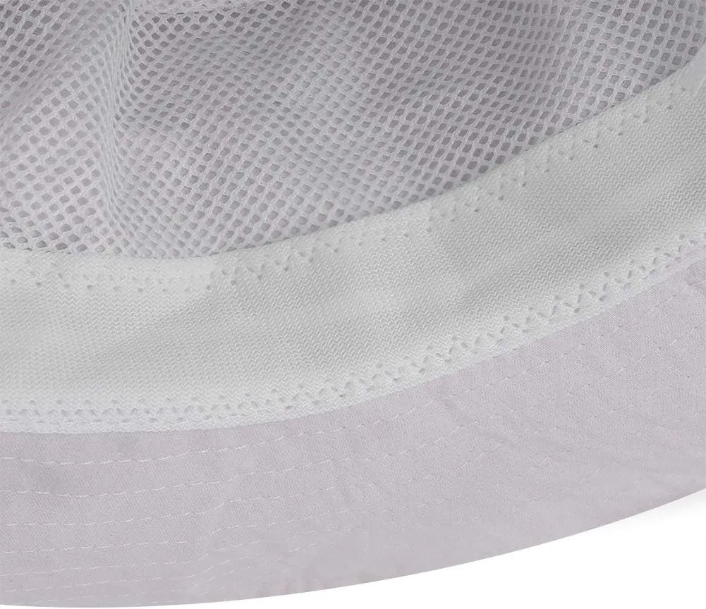 ITODA 360° Fishing Summer Hat with Visor Flap Women Detachable Sunhat Netting Face Cap