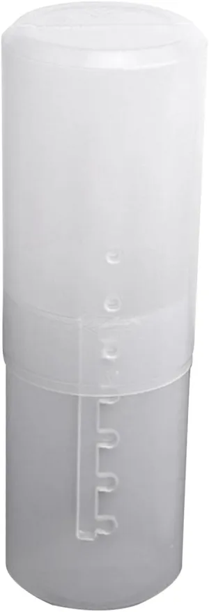jojomis Adjustable Height Makeup Brush Holder Cylinder Storage Organizer with Lid - Translucent