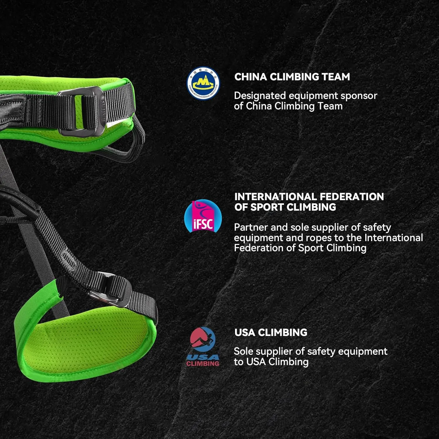 KAILAS Kids Climbing Harness Children's Safety Belt Child Adjustable Rappelling Harness Comfortable Tree Climbing Outdoor