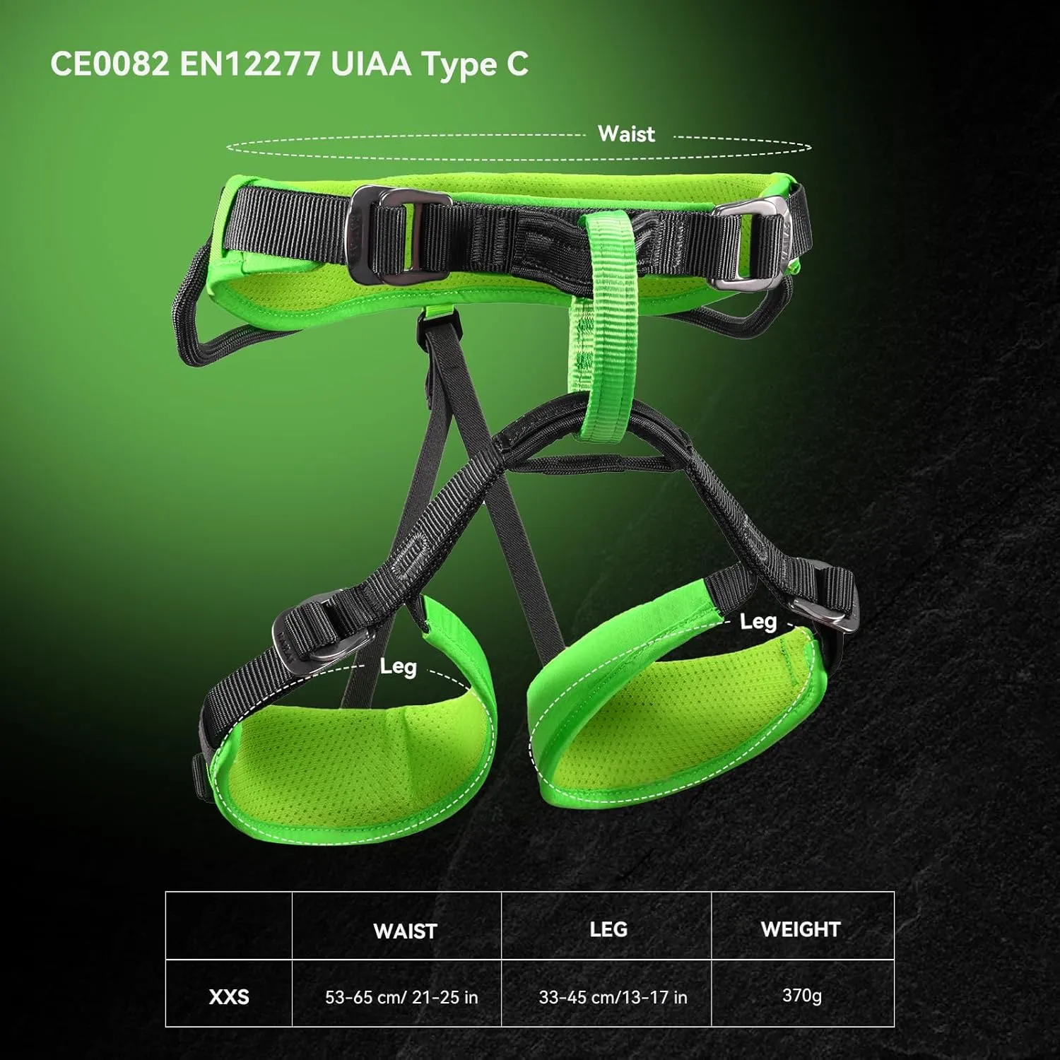 KAILAS Kids Climbing Harness Children's Safety Belt Child Adjustable Rappelling Harness Comfortable Tree Climbing Outdoor