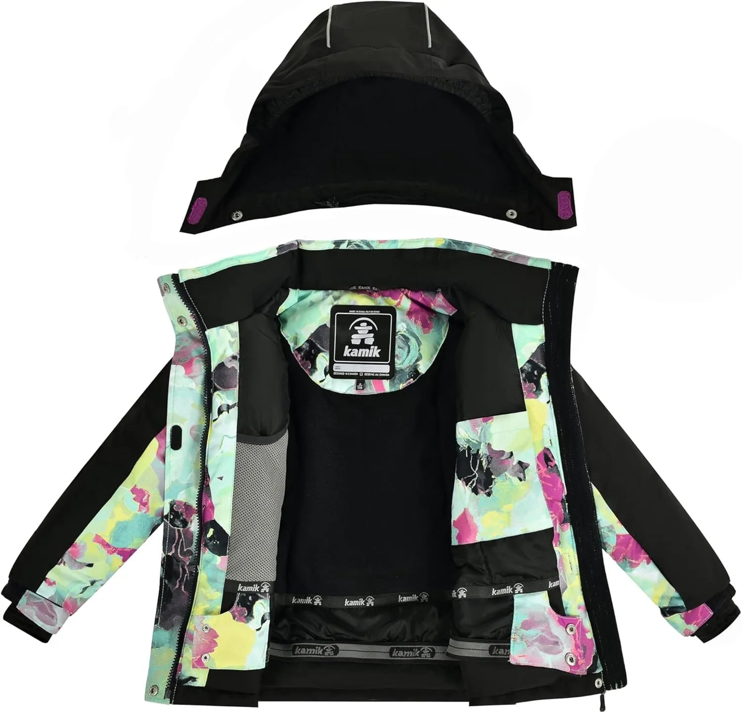 Kamik Girls' Mirabel Insulated Jacket (Toddler/Little Big Kid)