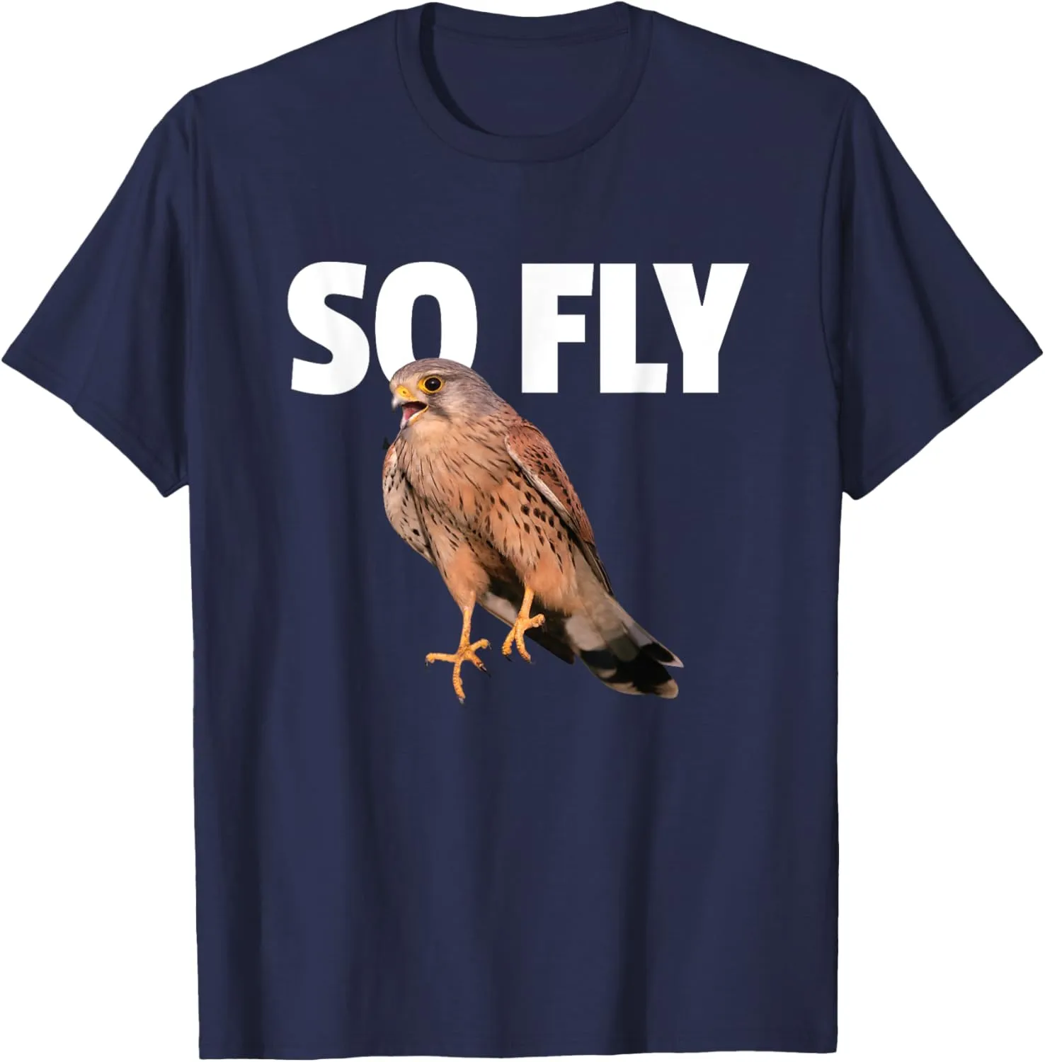 Kestrel Falcon Bird TShirt Birdwatching Gift So Fly T-Shirt