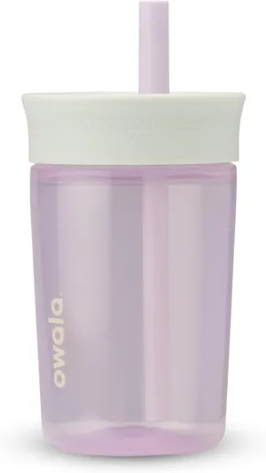 Kids BPA-Free Plastic Tumbler with Spill Resistant Flexible Straw, Easy to Clean, Kids Water Bottle, Great for Travel, Dishwasher Safe, 15 Oz, Mint and Pink, (Unicorn)