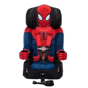 KidsEmbrace Marvel Spider-Man 2-in-1 Forward-Facing Car Seat Latch | 5-Point Harness 26.5-65lbs converts to Belt-Positioning Booster 40-100lbs | Adjustable