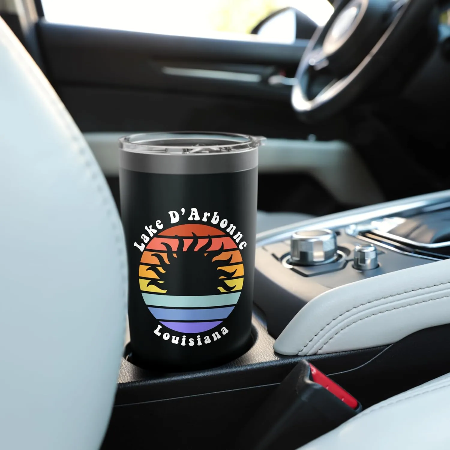 Lake D'Arbonne Louisiana LA Sunrise Vacation Souvenir Stainless Steel Insulated Tumbler