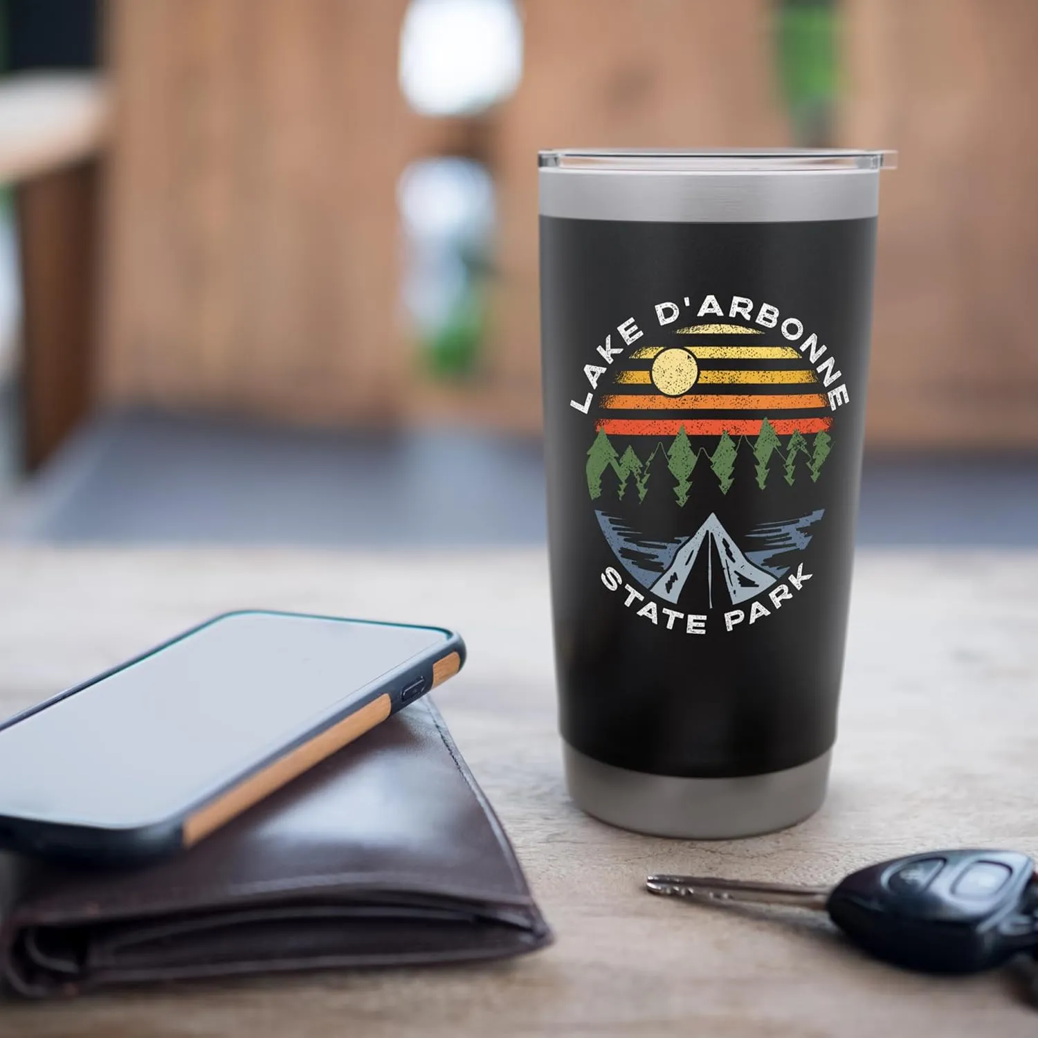 Lake D'Arbonne State Park Louisiana Forest Camping Vacation Stainless Steel Insulated Tumbler